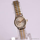 Vintage Two-tone Minimalist Carriage by Timex Watch for Women