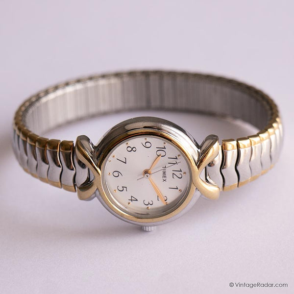 Two-tone Timex Ladies Watch | Vintage Timex Quartz Watch for Her ...