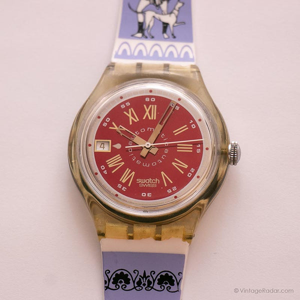 1993 Swatch SAK400 Automático Graue Hütte | Antiguo Swatch reloj
