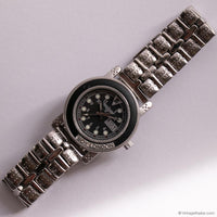 Vintage Boy London Men's Date Watch with Black Bezel & Black Dial