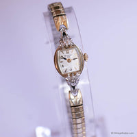 Vintage 1972 Bulova Robe montre Pour les dames | 10 km plaqué or roulé montre