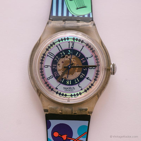 1994 Swatch SAK110 AUTALATIQUE RUISSE montre | Squelette vintage Swatch