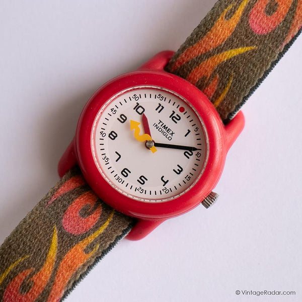 Vintage farbenfroh Timex Indiglo Uhr für extra kleine Handgelenkgrößen