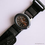 Vintage Schwarz Timex Indiglo Sport Uhr für sie mit Klettverschluss