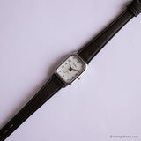 أكوا مستطيلة من Timex ساعة للنساء | ساعة فضية اللون عتيقة