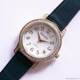 Vintage Gruen Quartz Watch with White Stones | 38mm Unisex Watch