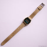 Retro Timex Digital Quartz Watch for Women with Shiny Gold Strap