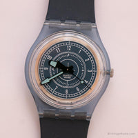 1991 Swatch Skn104 bluejacket montre | Blue des années 90 Swatch Ancien