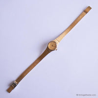 Tono de oro vintage Pulsar reloj Para damas con pulsera de tono de oro