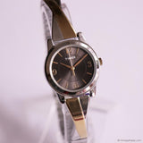 Vintage Timex Stretch Bangle Watch for Women | Two-tone Dress Watch