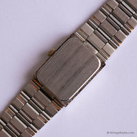 Vintage rectangular Pierre Rucci reloj para damas | Vestido de dos tonos reloj