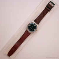 1991 Swatch GX121 Plaza reloj | Vintage de los 90 Swatch Caballeros originales
