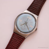 1991 Swatch GX121 Plaza reloj | Vintage de los 90 Swatch Caballeros originales