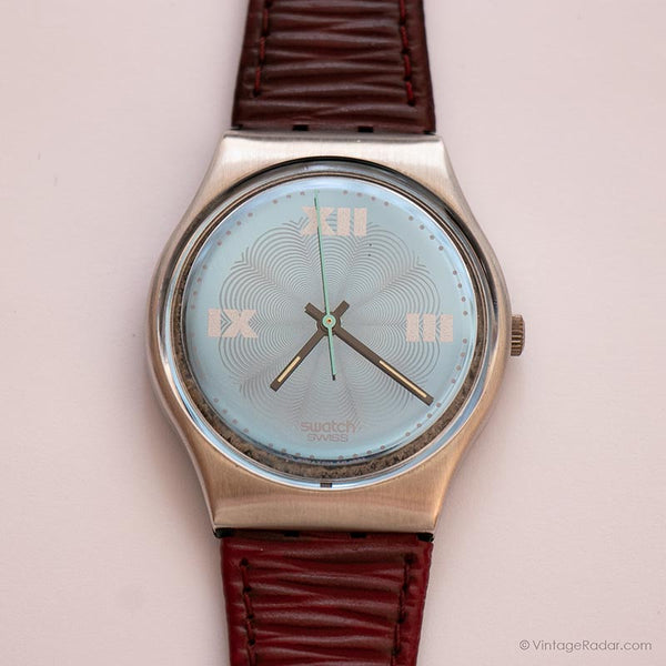 1991 Swatch GX121 Plaza montre | Vintage des années 90 Swatch Gent Originals