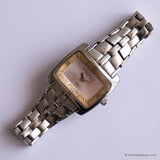 Vintage Rechteck Anne Klein New Yorker Quarz Uhr für Frauen