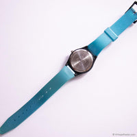 Vintage Blue TCM Watch for Women | Sporty Everyday Wristwatch for Her