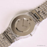 1999 Swatch SFK103 PAVED IN SILVER Watch | RARE Swatch Skin Watch