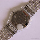 1999 Swatch SFK103 PAVED IN SILVER Watch | RARE Swatch Skin Watch