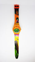 1993 TEQUILA GO102 Swatch Watch | Vintage Hippie Watch - Vintage Radar