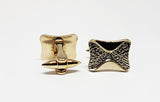 Retro Style Vintage Gold-tone Set of Cufflinks | Wedding Accessories for Men