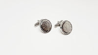 Luxurious Vintage Set of Silver-tone Cufflinks | Wedding Collection