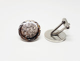 Luxurious Vintage Set of Silver-tone Cufflinks | Wedding Collection