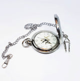 Freemason Silver-tone Vintage Pocket Watch | Can Be Engraved - Vintage Radar