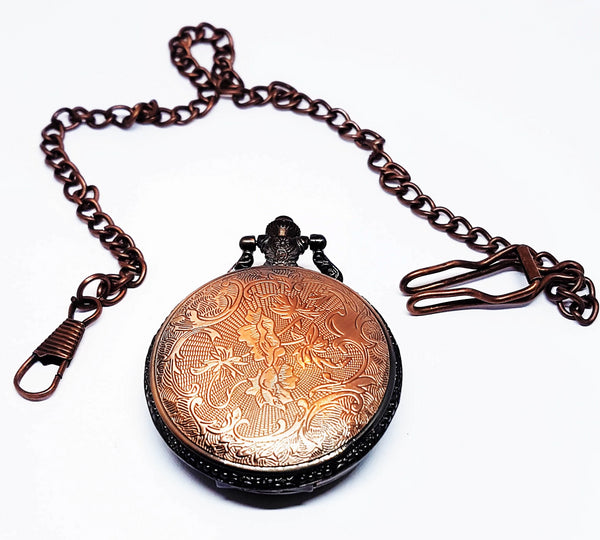 Rose Gold Ship Vintage Pocket Watch | Can Be Engraved - Vintage Radar