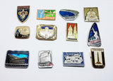 Soviet Vintage Enamel Pins | Enamel Lapel Pins | Set 3 - Vintage Radar