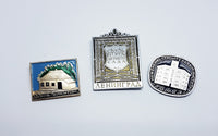 Soviet Vintage Enamel Pins | Enamel Lapel Pins | Set 4 - Vintage Radar