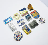 Soviet Vintage Enamel Pins | Enamel Lapel Pins | Set 6 - Vintage Radar