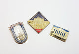 Soviet Vintage Enamel Pins | Enamel Lapel Pins | Set 13 - Vintage Radar
