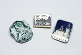 Soviet Vintage Enamel Pins | Enamel Lapel Pins | Set 19 - Vintage Radar