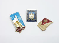 Soviet Vintage Enamel Pins | Enamel Lapel Pins | Set 21 - Vintage Radar