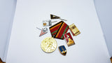 Set of Soviet Vintage Enamel Pins and Vintage Medal | Set 8 - Vintage Radar
