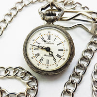 Airin Incabloc Vintage Silver Pocket Watch | French Pocket Watches - Vintage Radar