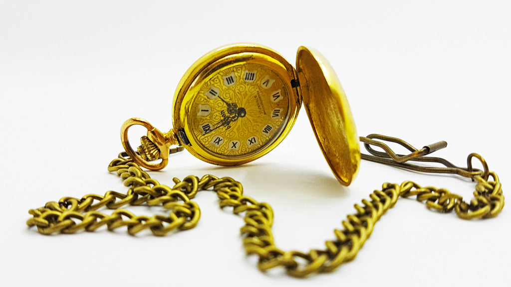 17 Jewels Blazon 1970s Swiss Pocket Watch | 70s Antique Pocket Watch ...