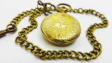 Pax Gold-tone Vintage Pocket Watch | Unique Medallion Watches - Vintage Radar