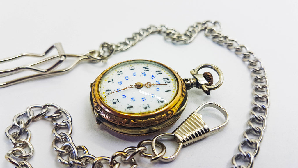 Mechanical Victorian Pocket Watch | French Art Deco Pocket Watch ...