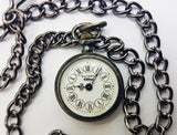 Black Rotary Vintage Pocket Watch | Swiss Pocket Watch - Vintage Radar
