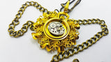 Maty Gold Floral Pocket Watch | Medalion Watch - Vintage Radar