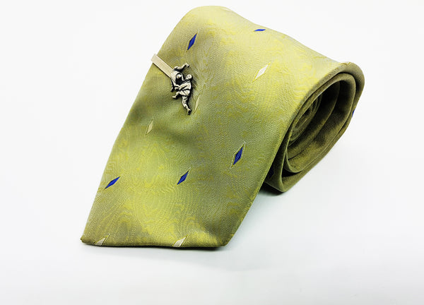 Pastel Green Naser Vintage Tie & Tie Clip | Wedding Collection - Vintage Radar