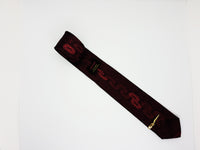 Burgundy Vintage Tie & Unique Thermometer Tie Clip | Wedding Collection - Vintage Radar