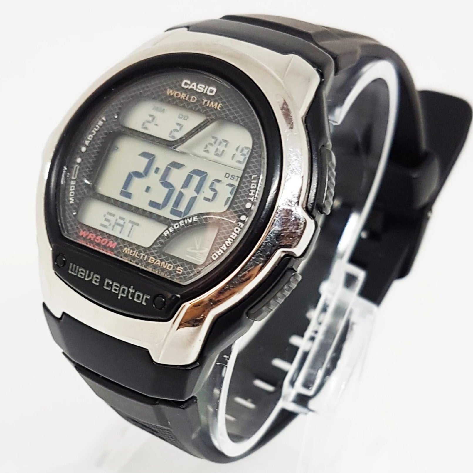 Wave Ceptor Black Casio Watch for Men | WV58A-1AV Casio Watch 