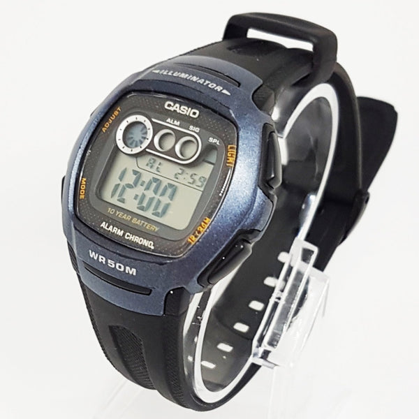 Casio Classic Digital Illuminator W-86 Series 50m Black Resin W-86-1VQES -  First Class Watches™ USA