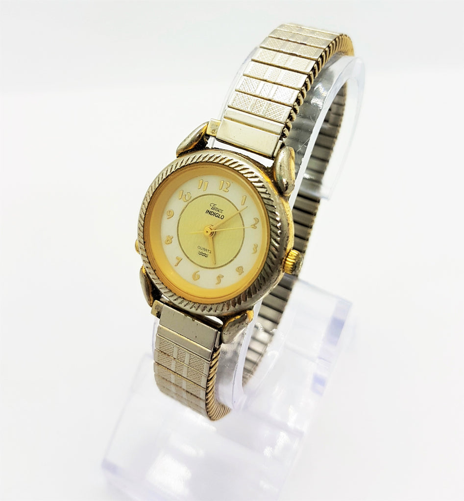 Two-Tone Gold And Silver Timex Watch, Vintage Gift For Ladies ...