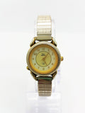 Two-Tone Gold And Silver Timex Watch, Vintage Gift For Ladies - Vintage Radar