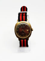 Slava 21 Jewels Soviet Mechanical Watch | 80s Vintage USSR Gold Watch - Vintage Radar