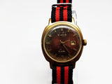 Slava 21 Jewels Soviet Mechanical Watch | 80s Vintage USSR Gold Watch - Vintage Radar