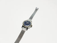 Blue Dial Mechanical Timex Watch | Limited Edition Vintage Watches - Vintage Radar